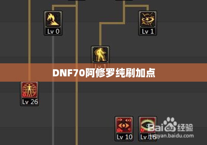 DNF70阿修罗纯刷加点 DNF70阿修罗纯刷加点